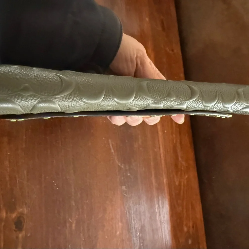 Coach Leather Rivet Slim Envelope Wallet - Picture 6 of 13